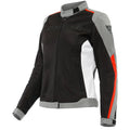 Chamarra de Mujer Dainese Hydraflux 2 Air D-Dry Black/Charcoal-Gray/Lava-Red