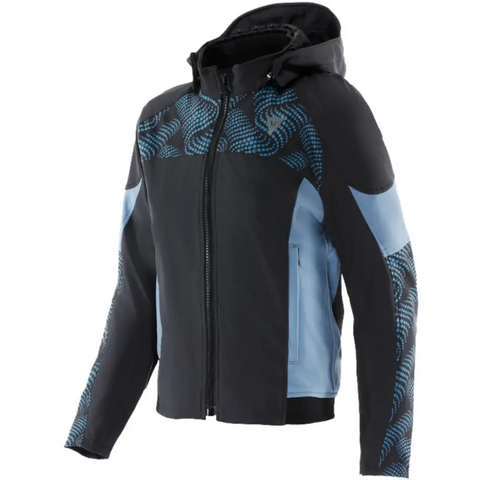 Chamarra de Mujer Dainese Ignite 2 Mirage Black/Blue