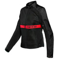 Chamarra de Mujer Dainese Ribelle Air Black/Lava-Red