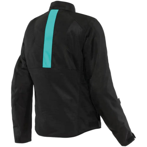 Chamarra de Mujer Dainese Risoluta Air Tex Black/Acqua Green