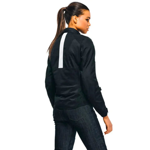 Chamarra de Mujer Dainese Risoluta Air Tex Black/White