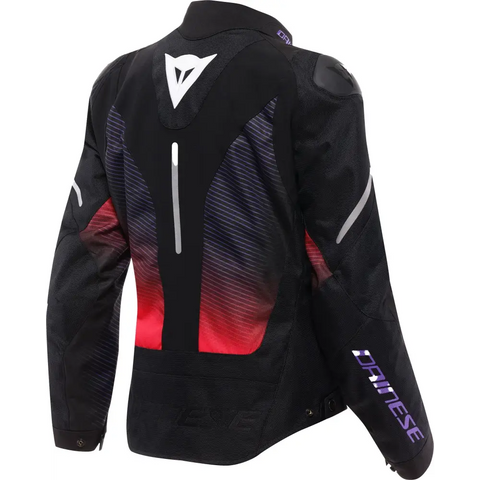 Chamarra de Mujer Dainese Super Sprint D-Dry Black/Fuchsia/White