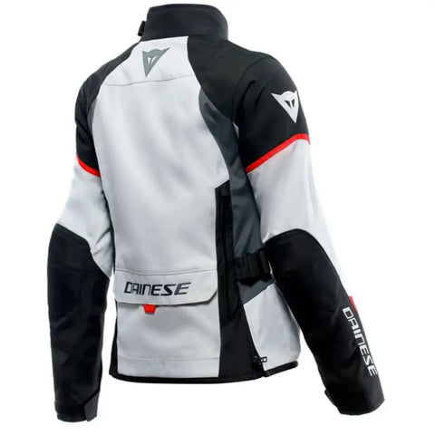 Chamarra de Mujer Dainese Tempest 3 D-Dry Glacier-Gray/Black/Lava-Red