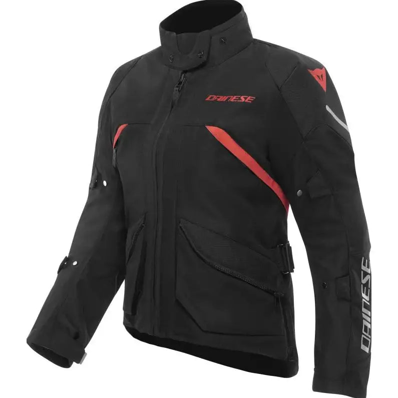 Chamarra de Mujer Dainese Tempest 4 D-Dry Black/Black/Red