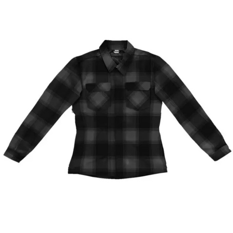 Chamarra de Mujer Icon Fallblock CX Flannel Black