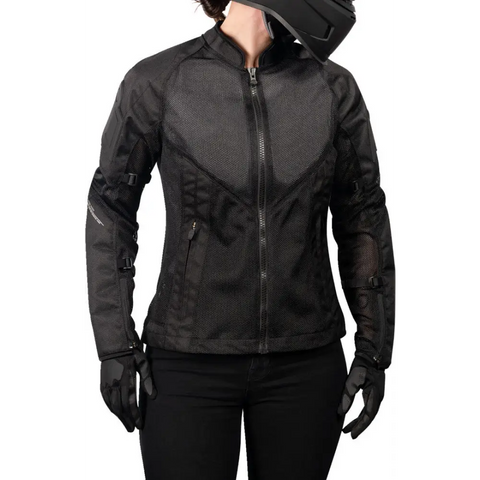 Chamarra de Mujer Icon Mesh AF Stealth Black