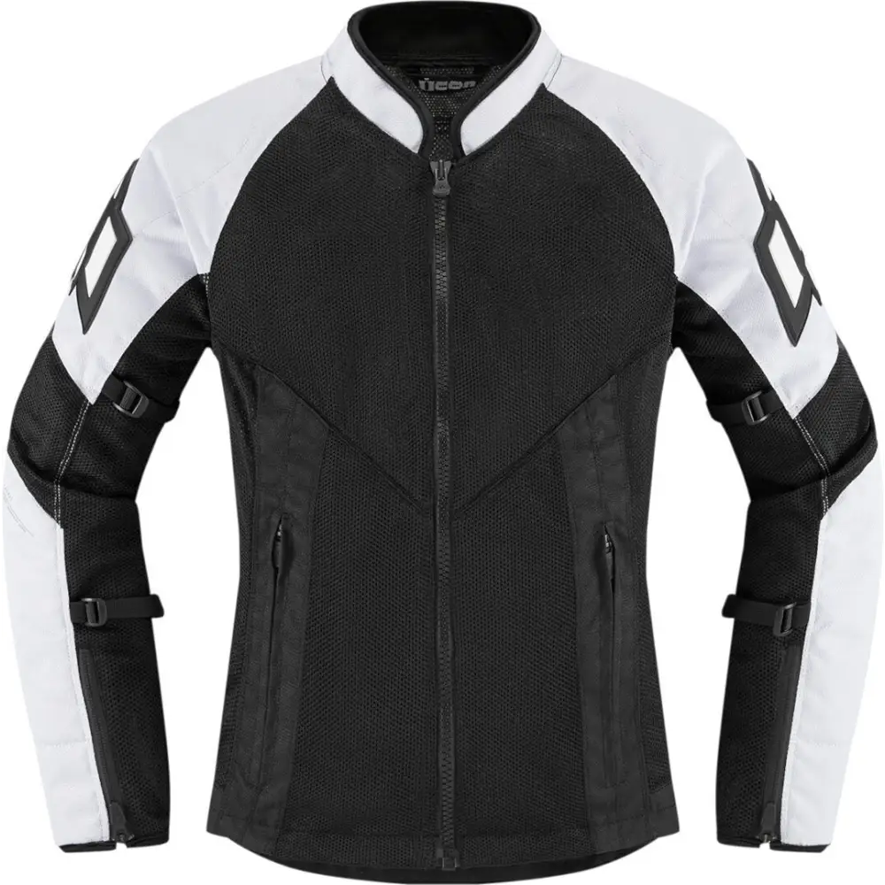 Chamarra de Mujer Icon Mesh AF White/Black