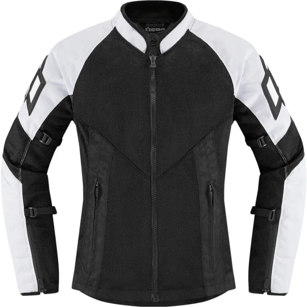 Chamarra de Mujer Icon Mesh AF White/Black