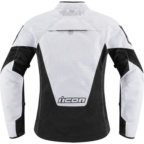 Chamarra de Mujer Icon Mesh AF White/Black