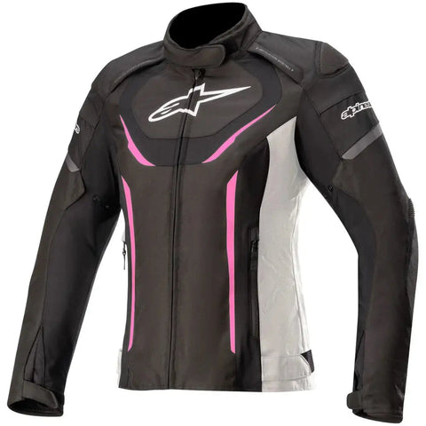 Chamarra de Mujer Impermeable Alpinestars Stella T-Jaws v3 Black/White/Fuchsia