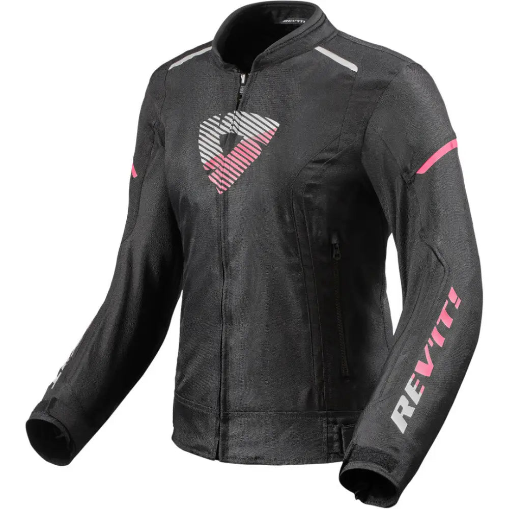 Chamarra de Mujer REV'IT! Sprint H2O Black/Pink