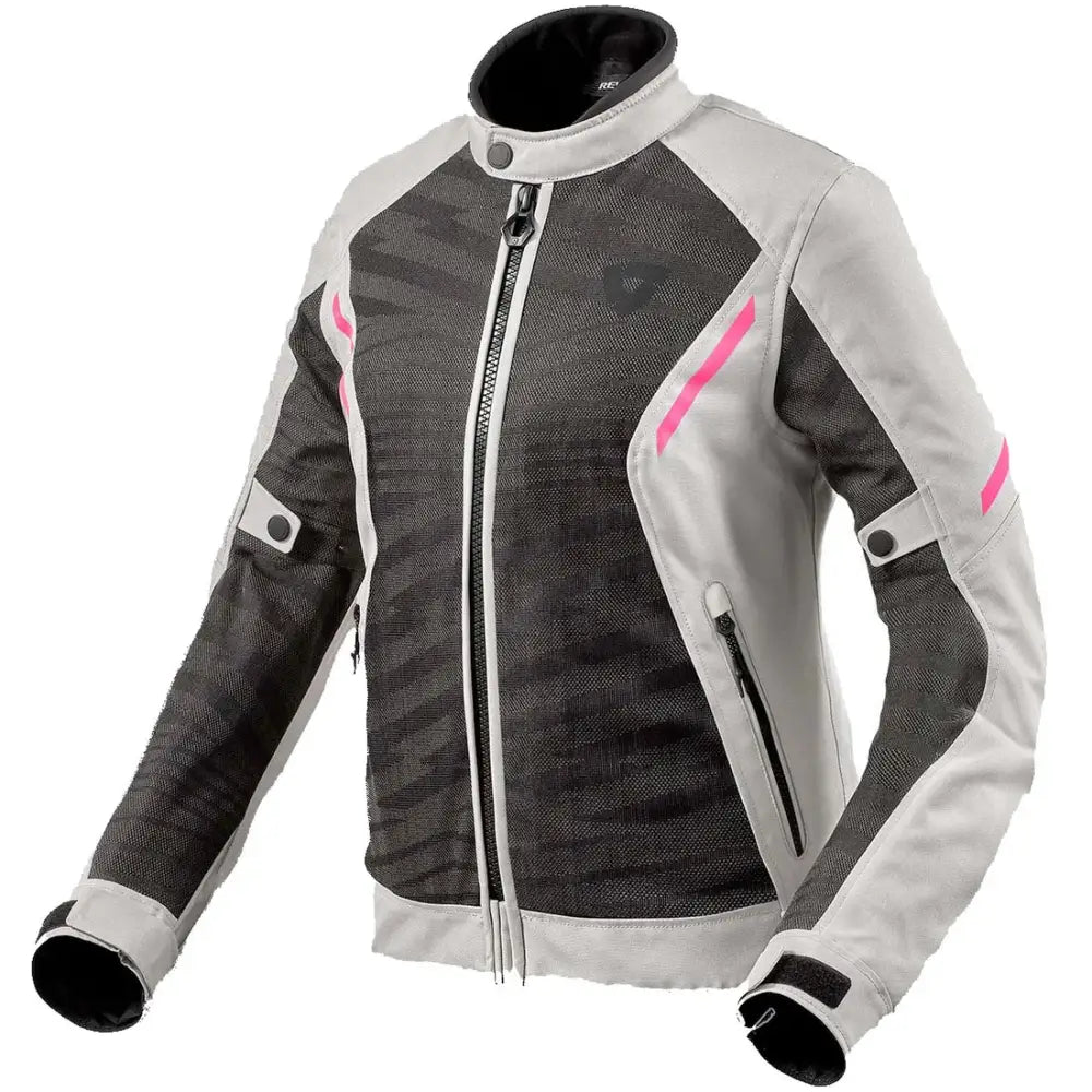 Chamarra de Mujer REV'IT! Torque 2 H2O Light Gray/Pink