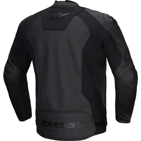 Chamarra de Piel Alpinestars Faster Airflow V3 Black/Black