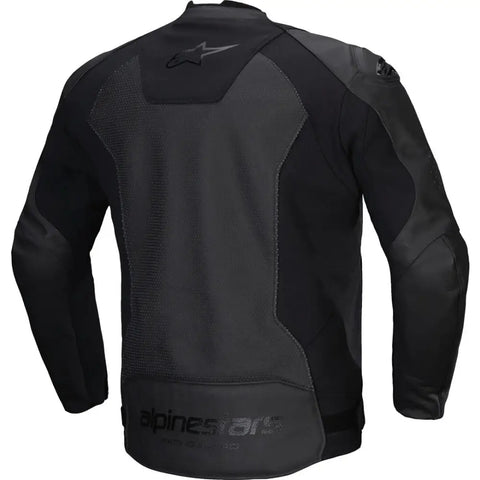 Chamarra de Piel Alpinestars Faster Airflow V3 Black/Black