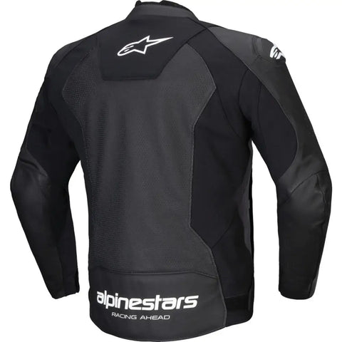 Chamarra de Piel Alpinestars Faster Airflow V3 Black/White