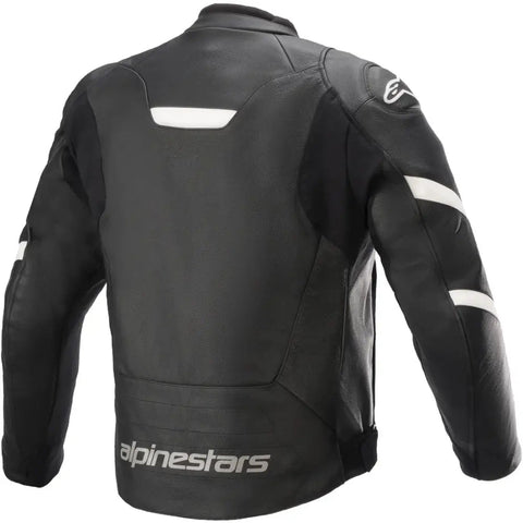 Chamarra de Piel Alpinestars Faster V2 Black/White