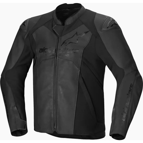 Chamarra de Piel Alpinestars Faster V3 Black/Black