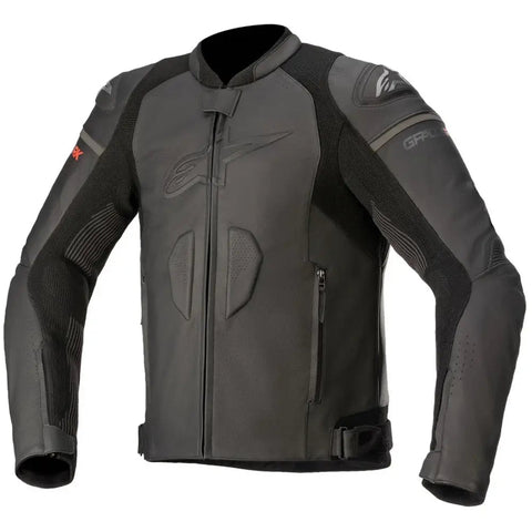 Chamarra de Piel Alpinestars GP Plus R V3 Rideknit Black/Black