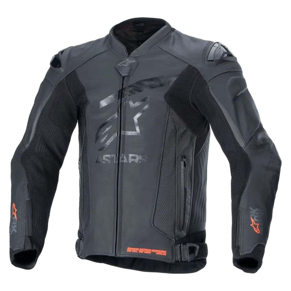 Chamarra de Piel Alpinestars GP Plus R V4 Rideknit Black