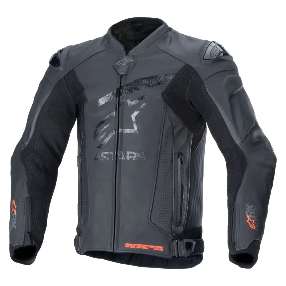 Chamarra de Piel Alpinestars GP Plus R V4 Rideknit Black