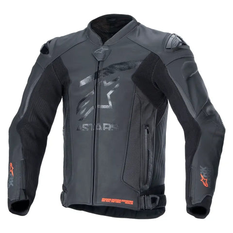 Chamarra de Piel Alpinestars GP Plus R V4 Rideknit Black