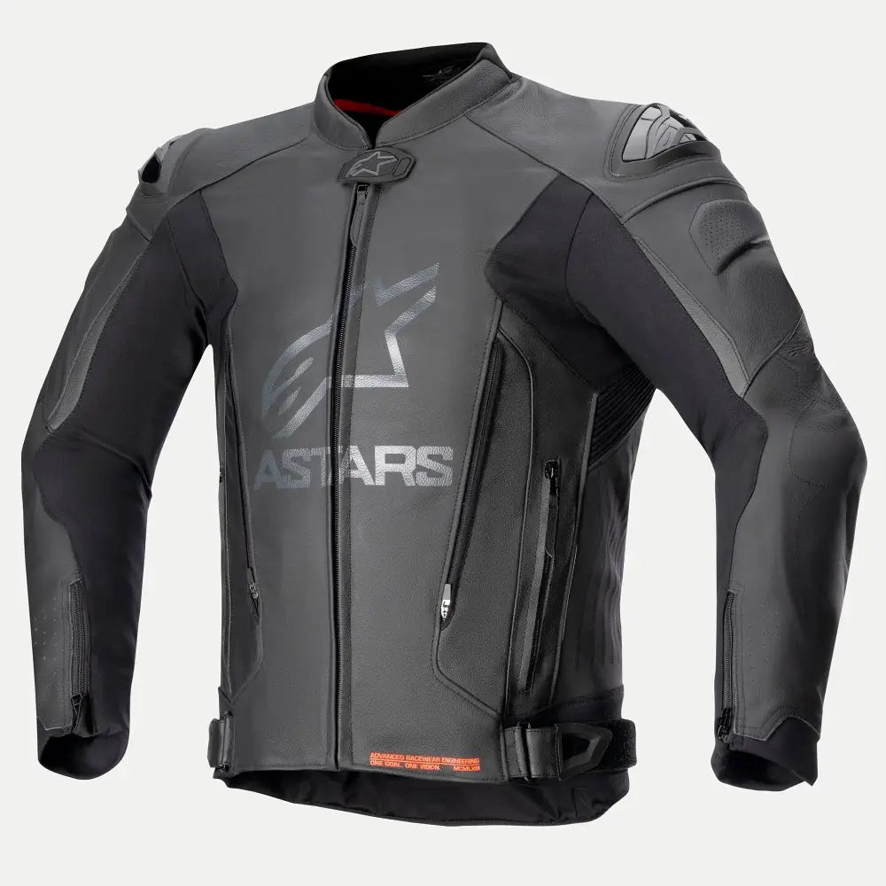 Chamarra de Piel Alpinestars GP Plus V4 Black/Black