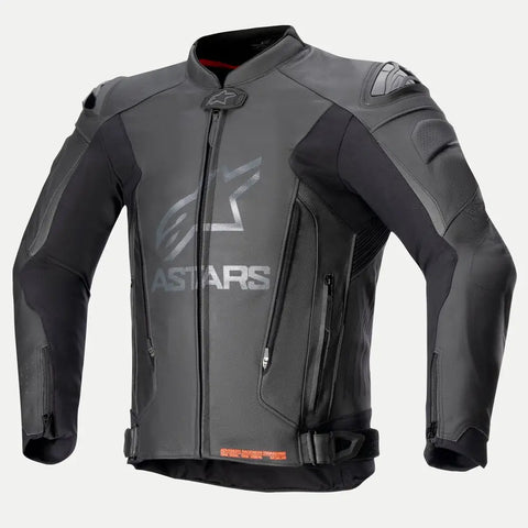 Chamarra de Piel Alpinestars GP Plus V4 Black/Black