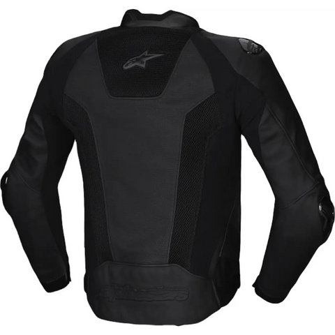 Chamarra de Piel Alpinestars Missile V3 Airflow Black/Black