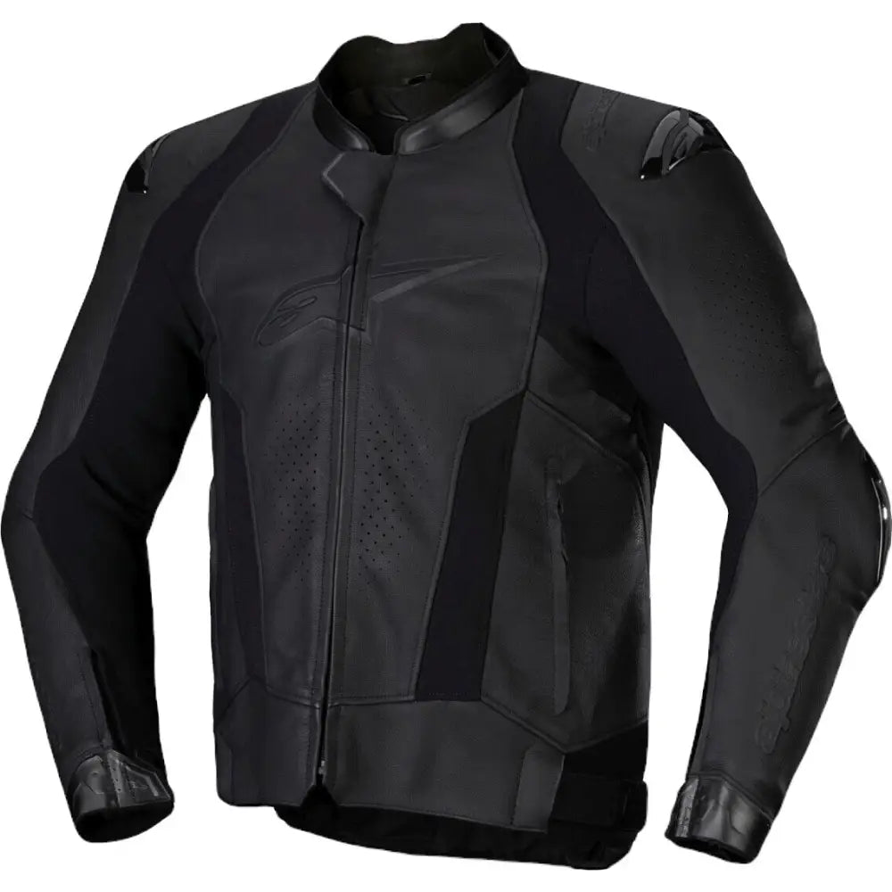 Chamarra de Piel Alpinestars Missile V3 Black/Black