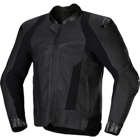 Chamarra de Piel Alpinestars Missile V3 Black/Black