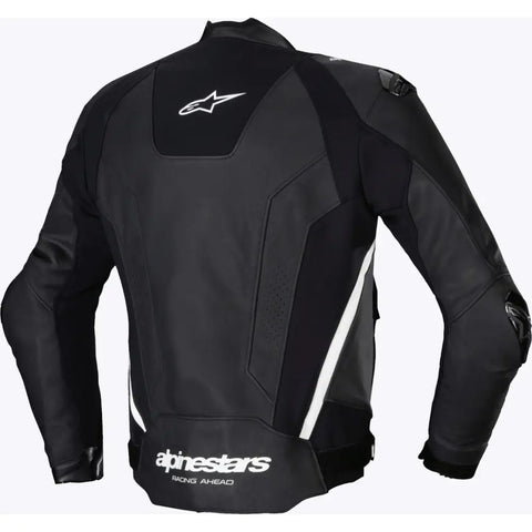 Chamarra de Piel Alpinestars Missile V3 Black/White