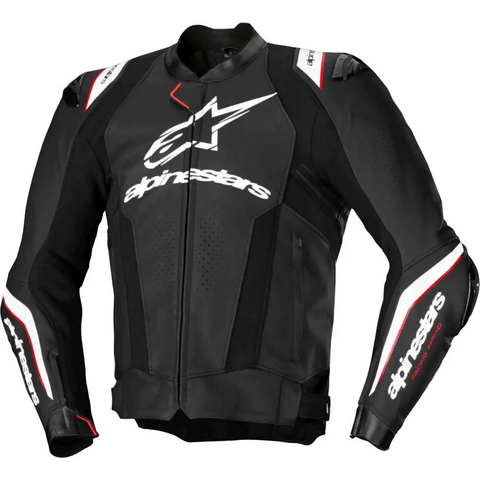 Chamarra de Piel Alpinestars Missile V3 Ignition Black/White