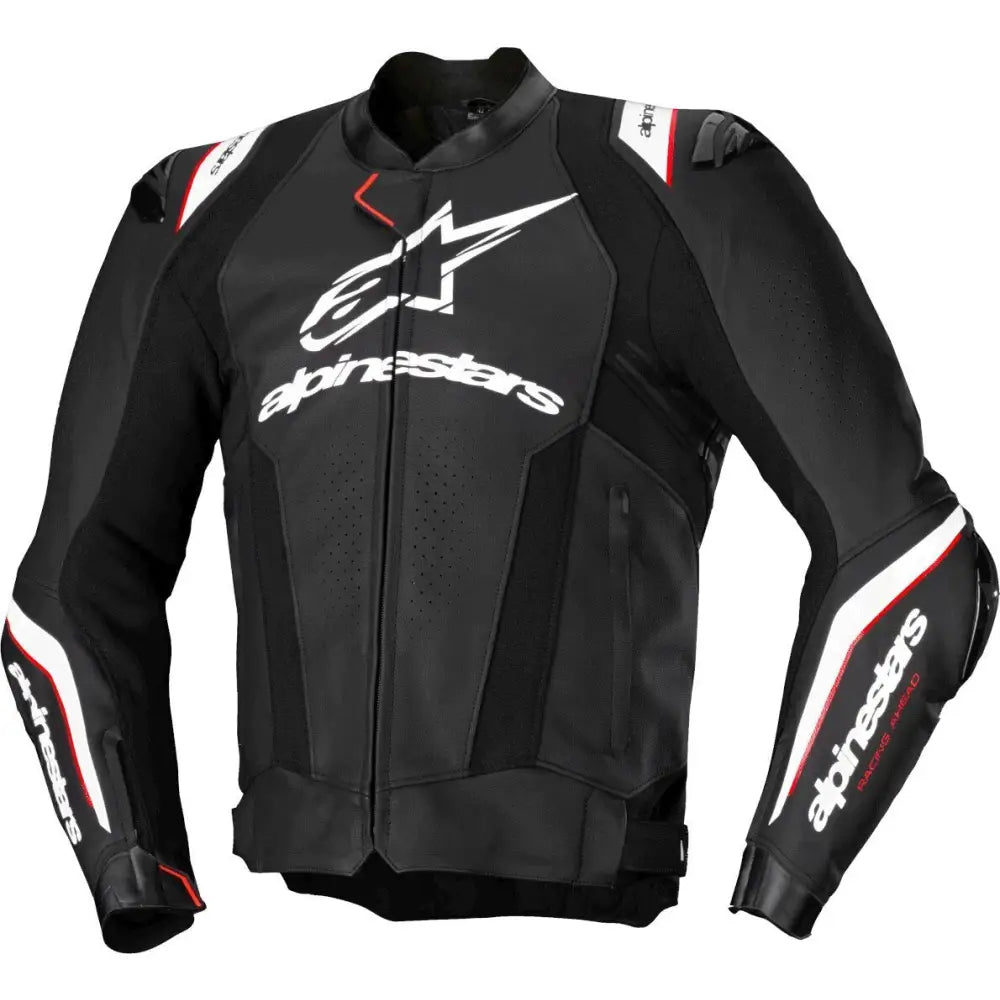 Chamarra de Piel Alpinestars Missile V3 Ignition Black/White