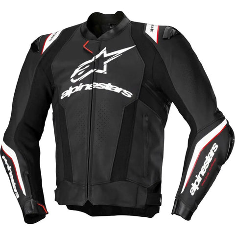Chamarra de Piel Alpinestars Missile V3 Ignition Black/White