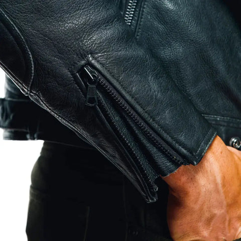 Chamarra de Piel Dainese Atlas Black