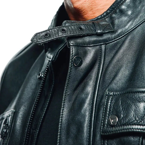 Chamarra de Piel Dainese Atlas Black
