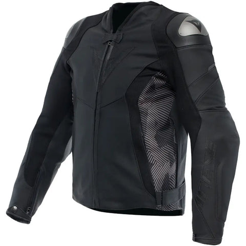 Chamarra de Piel Dainese Avro 5 Black/Anthracite