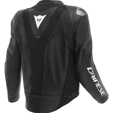 Chamarra de Piel Dainese Avro 6 Black/White