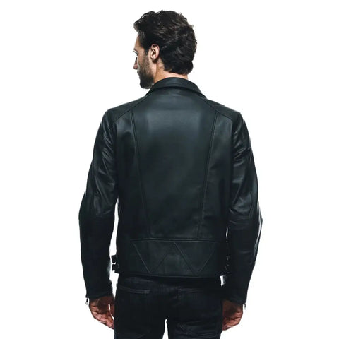 Chamarra de Piel Dainese Chiodo Black
