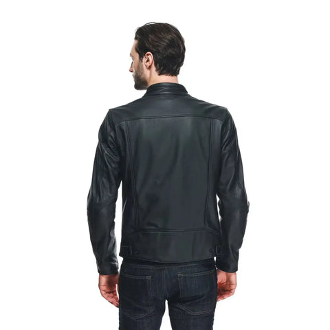 Chamarra de Piel Dainese Fulcro Black