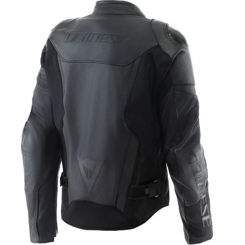 Chamarra de Piel Dainese Iperattiva Black/Black