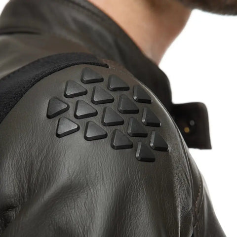 Chamarra de Piel Dainese Istrice Brown