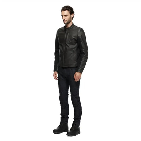 Chamarra de Piel Dainese Istrice Brown