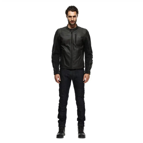 Chamarra de Piel Dainese Istrice Brown