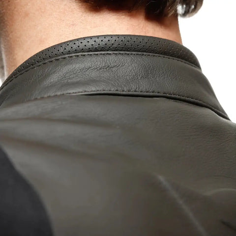 Chamarra de Piel Dainese Istrice Brown