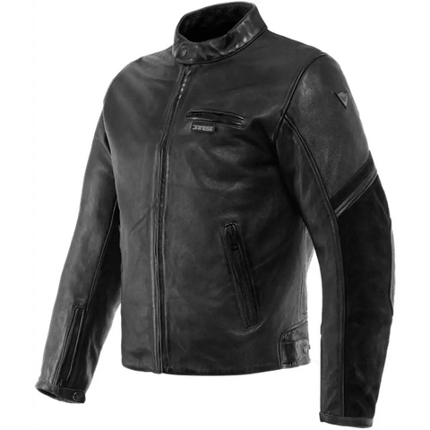 Chamarra de Piel Dainese Merak Black