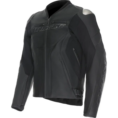 Chamarra de Piel Dainese Racing 5 Black/Black