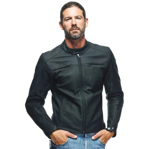 Chamarra de Piel Dainese Razon 2 Black