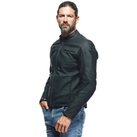 Chamarra de Piel Dainese Razon 2 Black