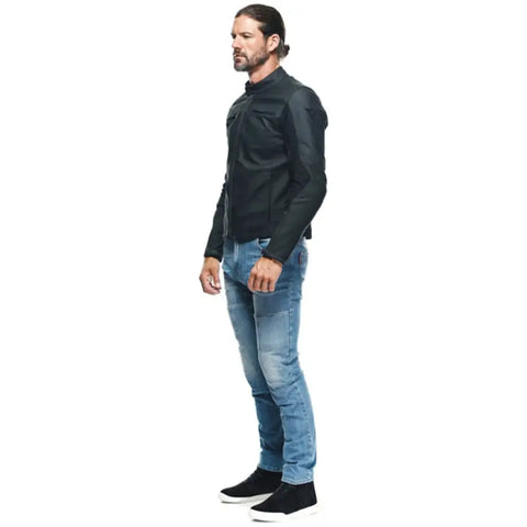 Chamarra de Piel Dainese Razon 2 Black